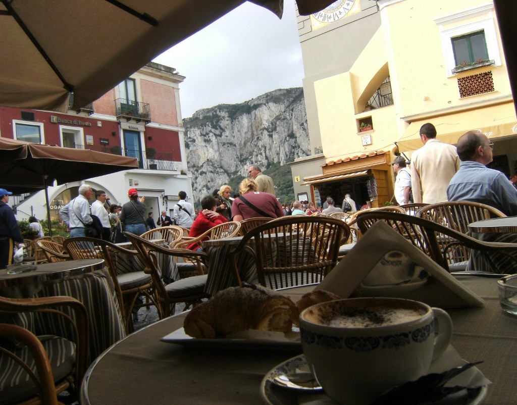 Italy - Capri - Piazzetta Cafe