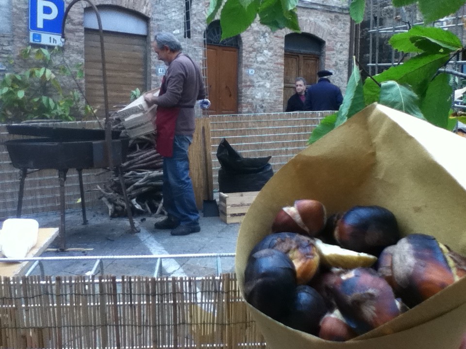 Italy - Colle di Val dElsa - Chestnut Festival